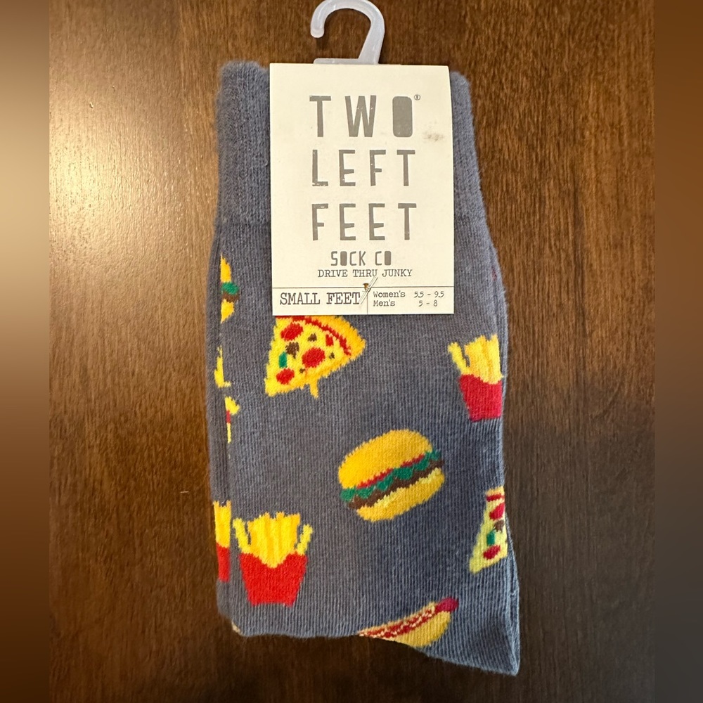 Two Left Feet sock company drive thru mid-calf sock set. NWT.